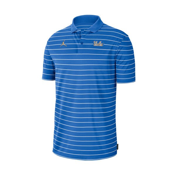 UCLA Jumpman Striped Polo